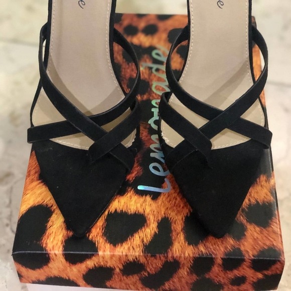 NEW Black Pointed Stiletto Heel - Picture 6 of 8